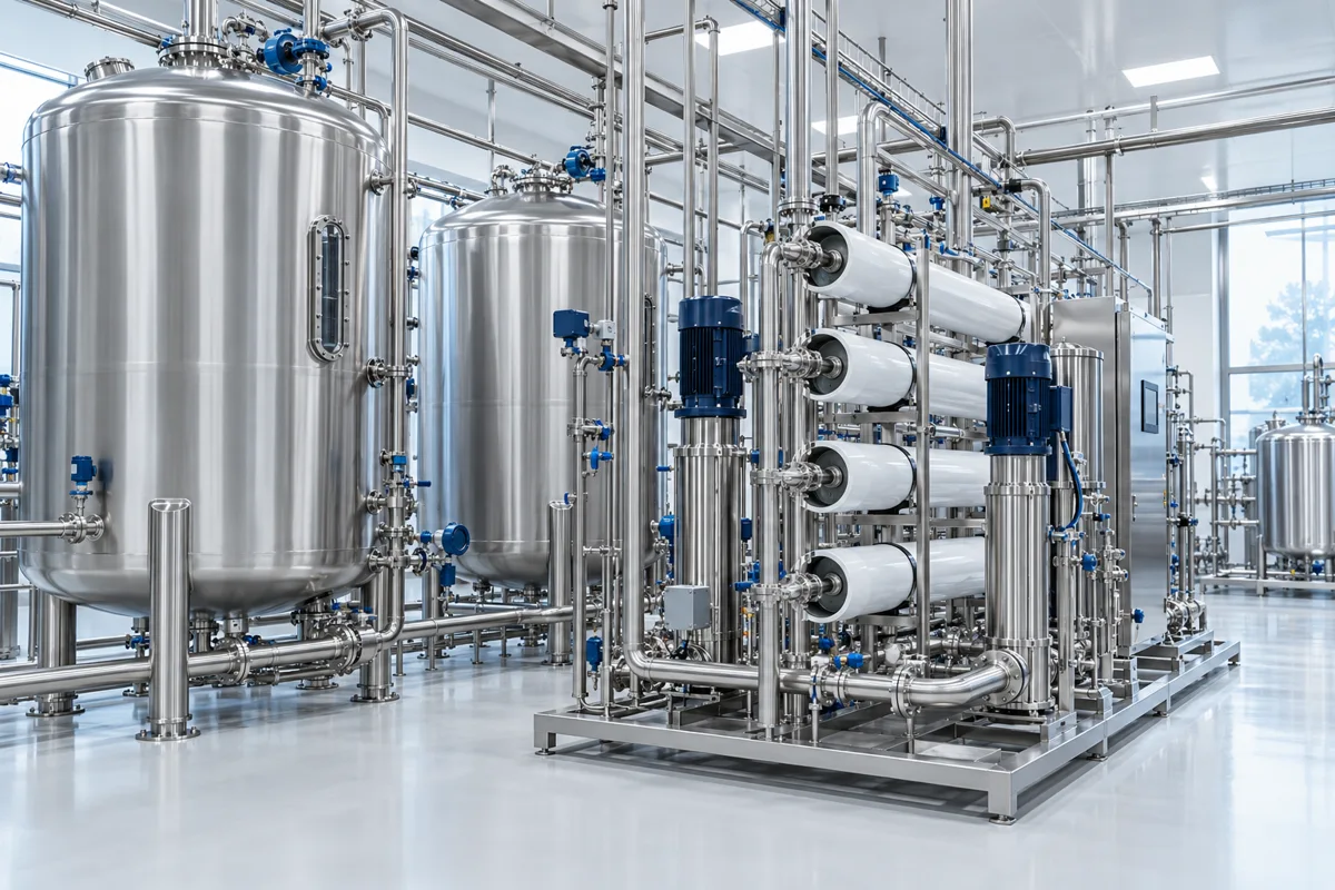 Production et distribution d’eau pharmaceutique