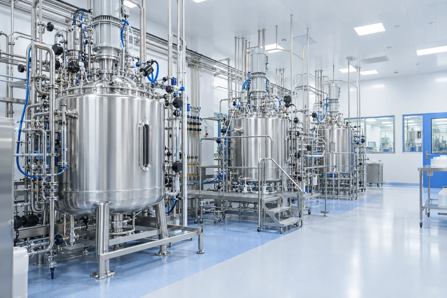 Cuves de culture cellulaire en acier inoxydable